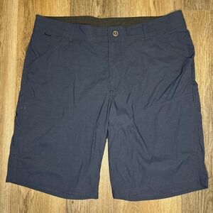 KUHL Renegade Shorts Mens 38 11" Blue Hiking Outdoor Fishing 5121 Performance‎